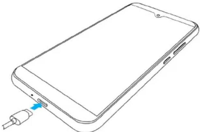 AT&T Motivate 4 - Charge using the AC adapter - 1