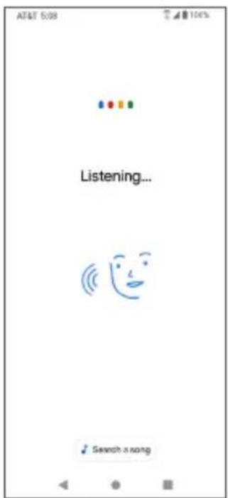 AT&T 5:08 106% Listening... Search x song