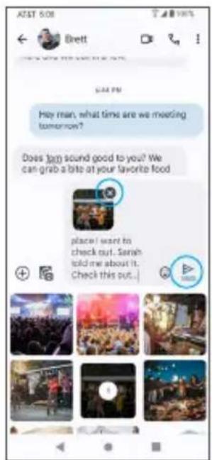 A2ST 5:08 Brett HAPPY SAR FM Hey real, what time are we meeting tomorrow? Does too sound good to you? We can grab a bite at your favorite food. player I want to check out. Sarah told me about it. Check this out...