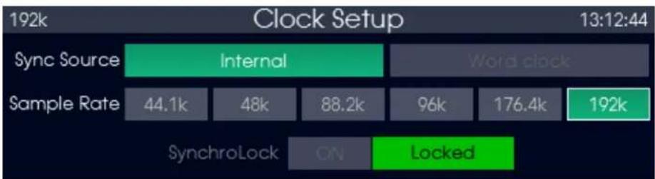 LYNX Aurora(n) 8 DNT - Clock Setup - 1