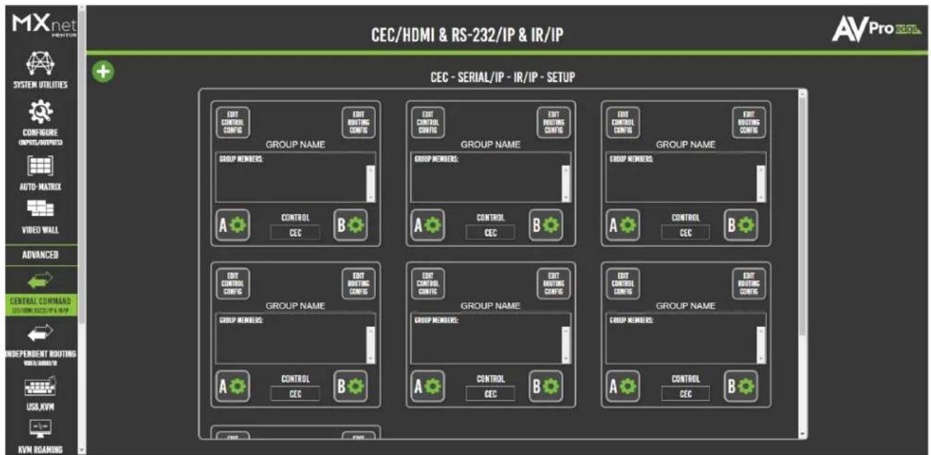 CEC/HDMI & RS-232/IP & IR/IP CEC - SERIAL/IP - IR/IP - SETUP SYSTEM UTILITIES CONFIGURE OUTPUT/INPUTS AUTO-MATRIX VIDEO WALL ADVANCED CENTRAL COMMAND OS:EM.025/014-01-IP INDEPENDENT ROUTING VIER/AMBIW USB/KVM KVM ROAMING CEC Pro 80CS +