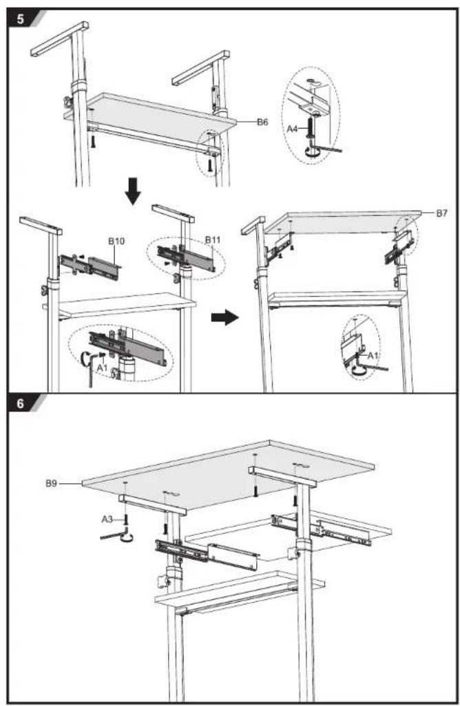 Mount-It! MI-7998 - Mobile Sit-Stand Workstation - 4