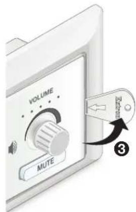 VOLUME MUTE Actem ③