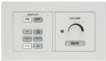 DISPLAY ON OFF PG HOC CAM LAPTOR LAPFOM HDMI VGA VOLUME MUTE