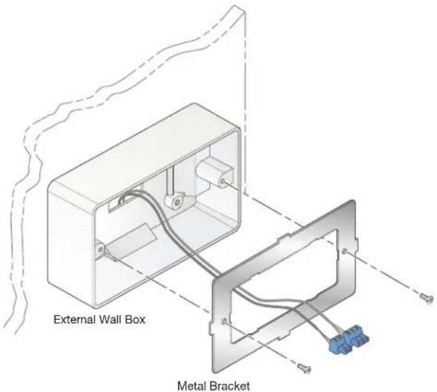 External Wall Box Metal Bracket