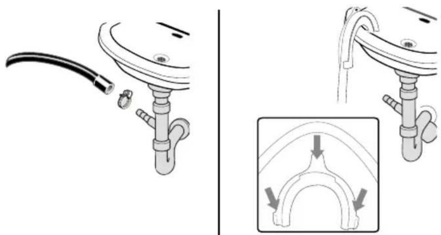 Caple WMI3100 - WATER DISCHARGE CONNECTION - 1