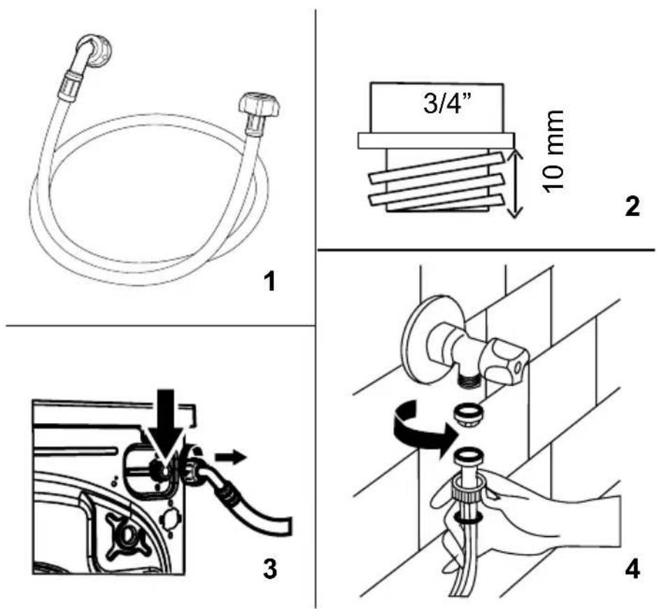 Caple WMI3100 - WATER INLET HOSE CONNECTION - 1