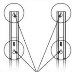 Middle Atlantic C3-32-LD2U - ATTACHING UPRIGHT PAIR TO THE FRAME AND YOUR WALL (CONTINUED) - 1