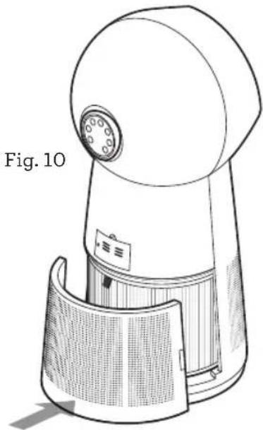 BREVILLE The AirRounder Plus Connect BPH708 - REPLACING THE FILTER - 4