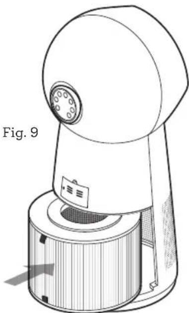 BREVILLE The AirRounder Plus Connect BPH708 - REPLACING THE FILTER - 3