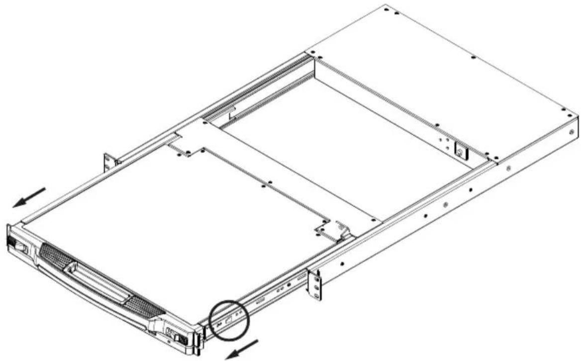 ATEN CL5716IM - Closing the Console - 1