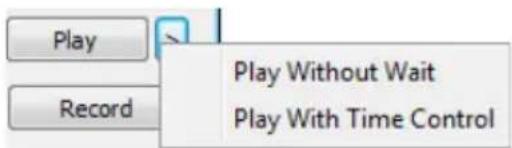Play Record Play Without Wait Play With Time Control