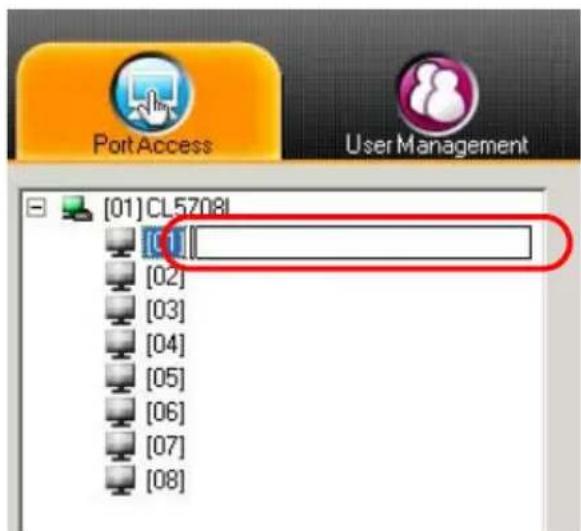 Port Access User Management [01] CL57081 [01] [02] [03] [04] [05] [06] [07] [08]