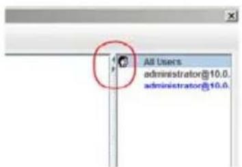 All Users administrator@10.0. administrator@10.0