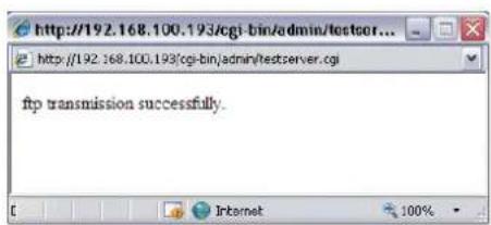 ftp transmission successfully.