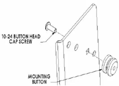 10-24 BUTTON HEAD CAP SCREW MOUNTING BUTTON