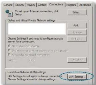 General Security Privacy Content Connections Programs Advanced To set up an Internet connection, click Setup... Setup and Virtual Private Network settings Add Remove Choose Settings if you need to configure a proxy server for a connection. ● Mayoral network connection ○ Indirect or close-up connection and project ○ Analog/low/low connection Current Name Set Definit Local Area Network (LAN) settings LAN Settings do not apply to dump connections. Choose Settings above for help settings. LAN Settings...