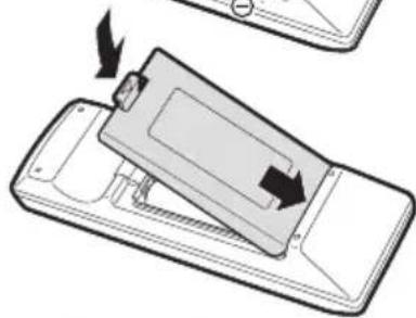 SHARP PG-D2710X - Inserting the Batteries - 3