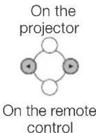 SHARP PG-D2710X - Select the Input mode - 3