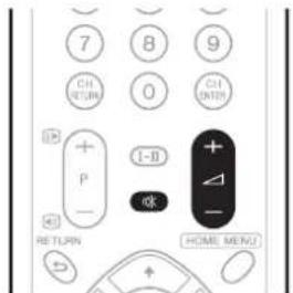 7 8 9 CH RETURN 0 CH ENTER + + P - 1-0 + - RETURN HOME MENU