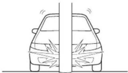 MAZDA MVP (2003) - Limitations to front air bag activation - 1