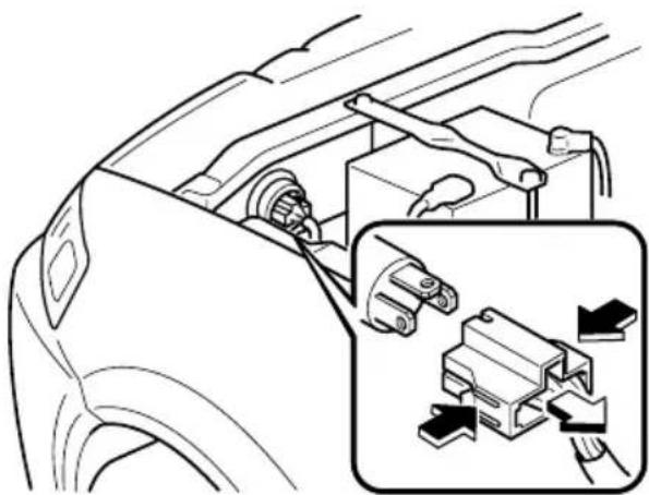 MAZDA MVP (2003) - ▼Replacing a Headlight Bulb - 1