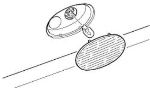 MAZDA MVP (2003) - ▼Replacing a Bulb (Interior) - 5