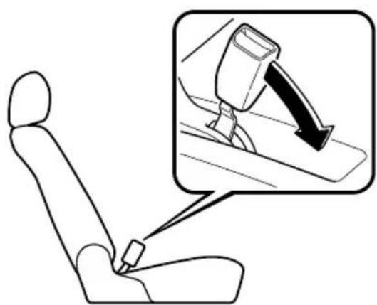 MAZDA MVP (2003) - To fold the seatback - 1