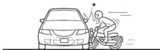MAZDA MVP (2003) - Limitations to side air bag activation - 4