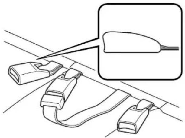 MAZDA MVP (2003) - To return the third-row seat to the road position (forward facing) - 2
