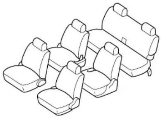MAZDA MVP (2003) - Seat Arrangements - 1