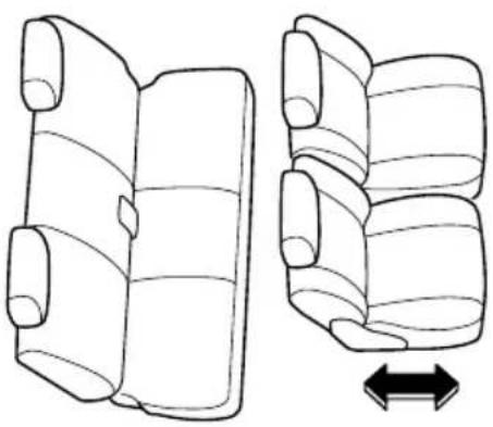 MAZDA MVP (2003) - Access to the third-row seat via the sliding door - 1