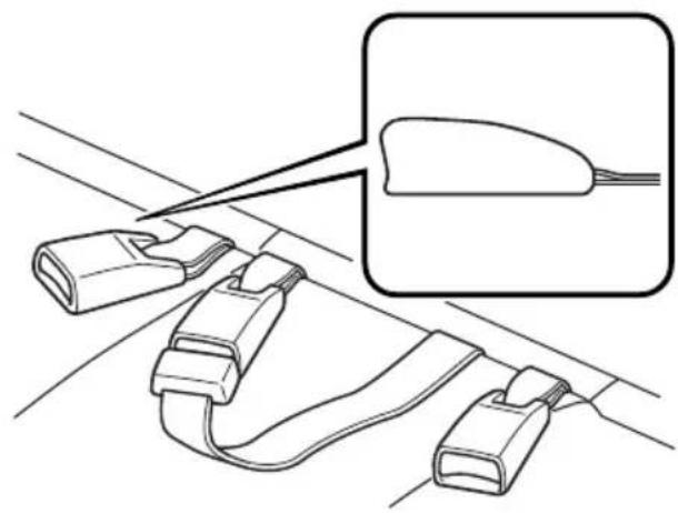 MAZDA MVP (2003) - Raising the third-row seat upright for road use - 4