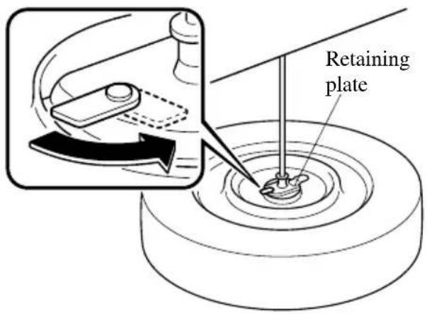 Retaining plate