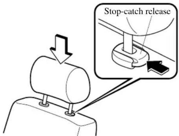Stop-catch release