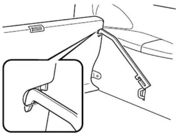 MAZDA MVP (2003) - To put the third-row seat in the rear facing position: - 3