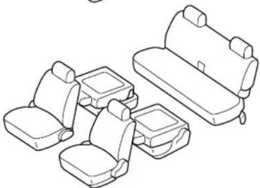 MAZDA MVP (2003) - Seat Arrangements - 7
