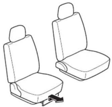 MAZDA MVP (2003) - ▼ Under Seat Tray (Front Passenger Seat Only) - 1