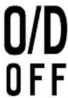 MAZDA MVP (2003) - ▼O/D OFF Indicator Light - 1