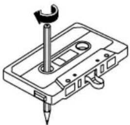 MAZDA MVP (2003) - Handling the cassette tape player - 3