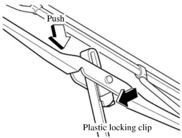 Push Plastic locking clip