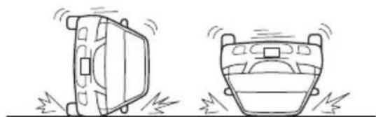 MAZDA MVP (2003) - Non-activation of front air bags - 2