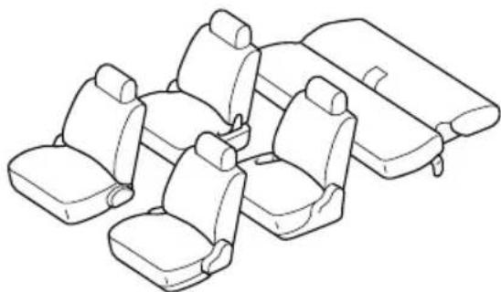 MAZDA MVP (2003) - Seat Arrangements - 6