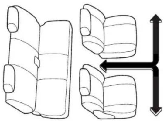 MAZDA MVP (2003) - Access to the third-row seat via the sliding door - 2