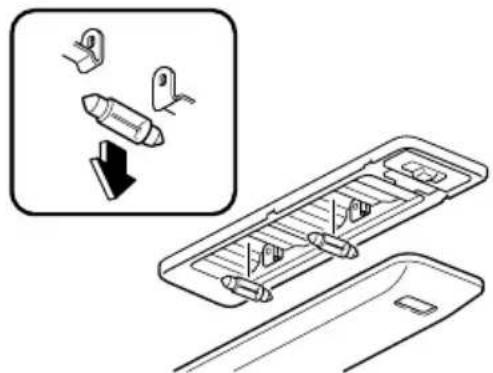 Diagram showing a device interior with labeled parts and an inset view of a pencil being inserted into a tray.