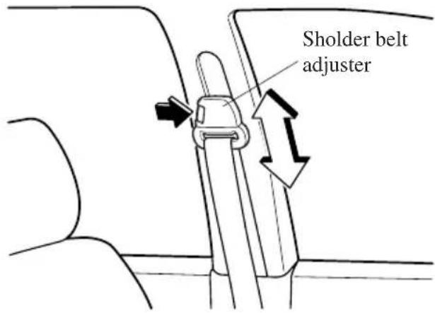 Sholder belt adjuster
