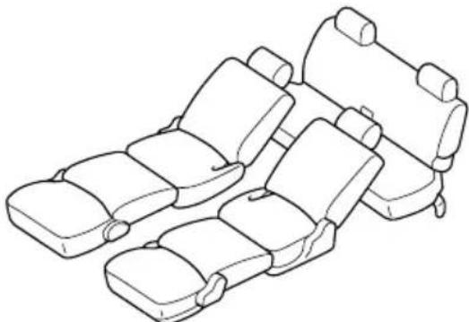 MAZDA MVP (2003) - Seat Arrangements - 5