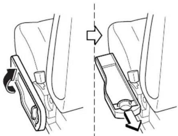 MAZDA MVP (2003) - To use the cup holder - 1