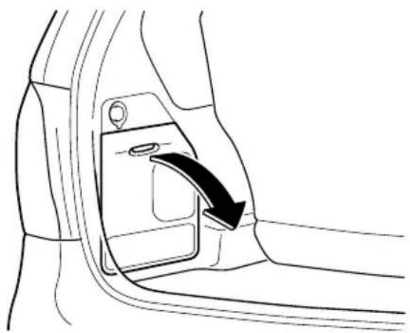 MAZDA MVP (2003) - To remove the jack - 1