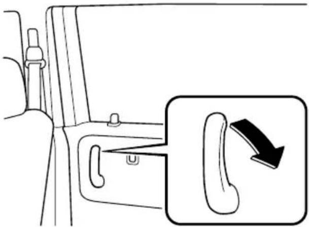MAZDA MVP (2003) - ▼Sliding Door Open/Close (Manual Operation) - 1